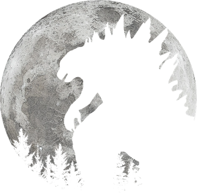 Cool Monster Full Moon Baby Bodysuit